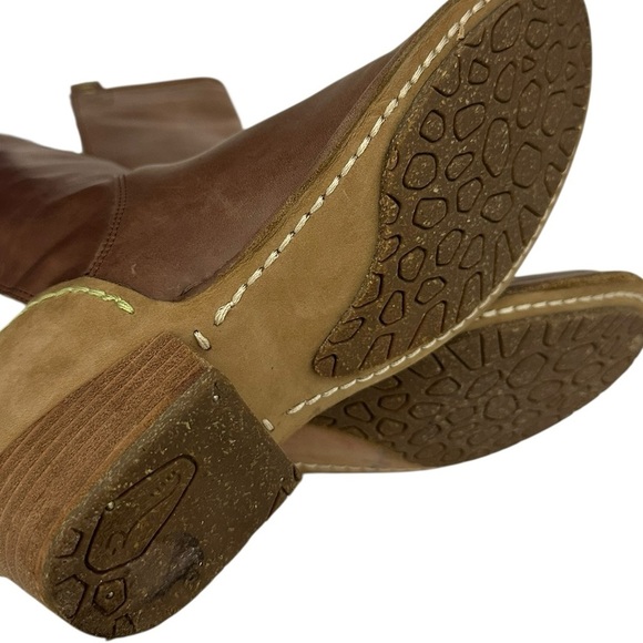 Terra Plana Leather Fabric Calf Boots Boho - Picture 8 of 10